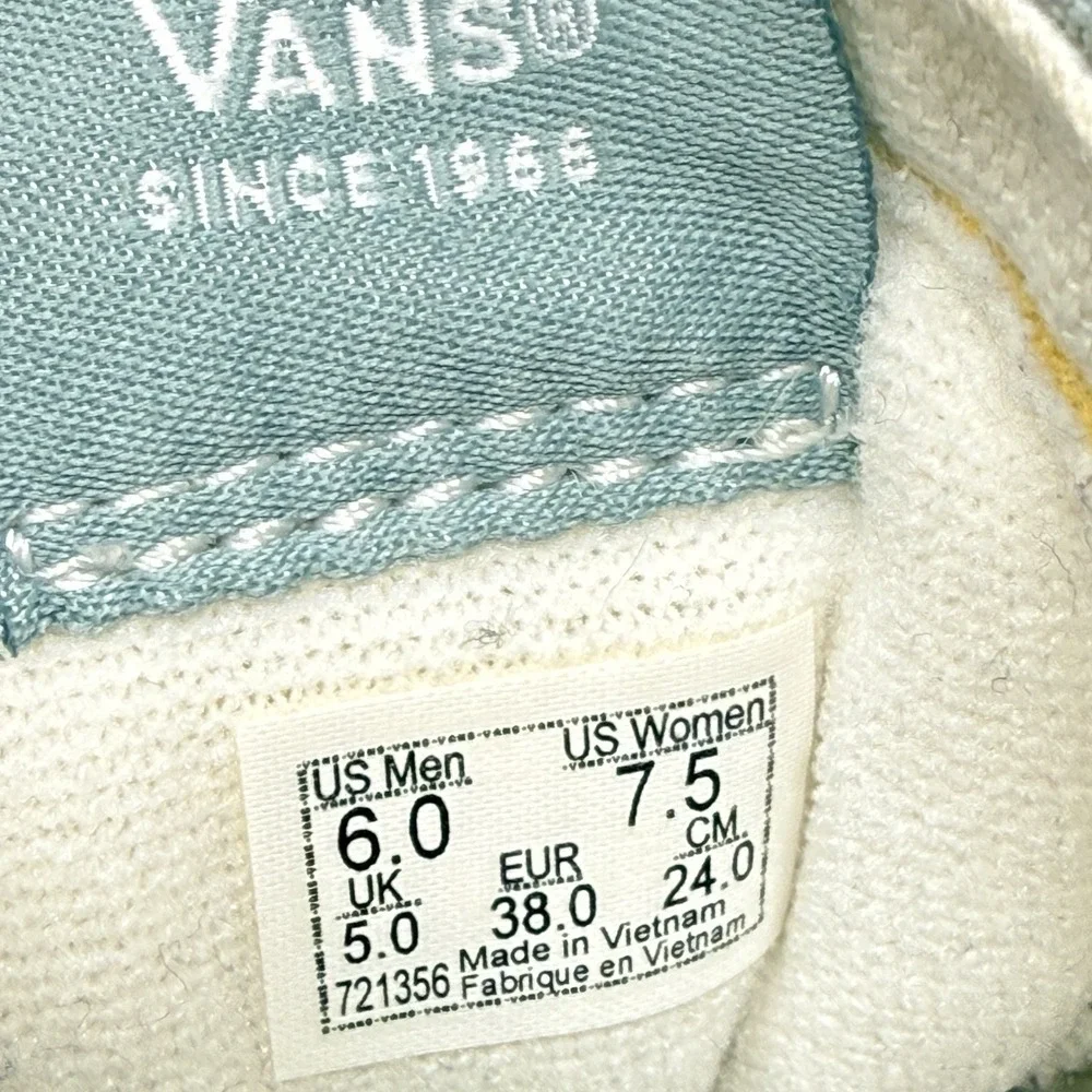 Vans Sk8-Hi Tapered Stacked Sneaker Shoes Green Milieu Gum Unisex M 6 W 7.5